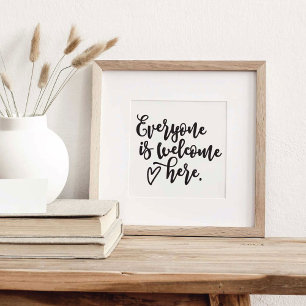 Iedereen Welkom Poster
