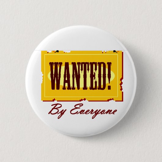 IEDEREEN WENST RONDE BUTTON 5,7 CM (Voorkant)