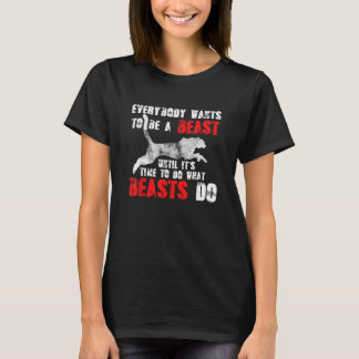 Iedereen wil een Beast Gym Workou zijn T-shirt