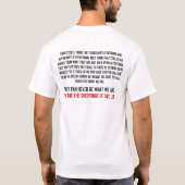 IEDEREEN WIL EEN NINJA ZIJN T-SHIRT (Achterkant)