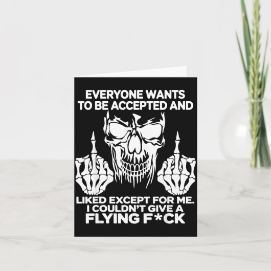 Iedereen wil geaccepteerd worden en leuk gevonden  kaart (Voorkant)