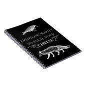 Iedereen wil je kaasvosskooi stelen notitieboek (Rechterzijde)