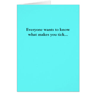 Iedereen wil weten wat je maakt...