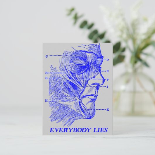 Iedereen woont briefkaart (Staand voorkant)