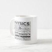 Iedereen wordt verward door Quantum Physics Quote Koffiemok (Voorkant links)