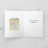 Iedereen zegt geweldige verjaardagsfeest Kaart (Binnen)