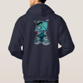 iedereen ziet een oogpiramide graffiti 11:11 hoodie (Achterkant)