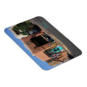 Iedereen's favoriete café in Santa Fe New Mexico Magneet (Rechterzijde)