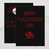 Ieders Valentijn Feestdagenkaart (Voorkant / Achterkant)