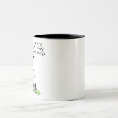 Iejoor grappig citaat mok 'mijn ogen zijn open' (Center)