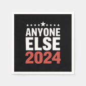 Iemand anders 2024 verkiezingscampagne politiek gr servet (Voorkant)