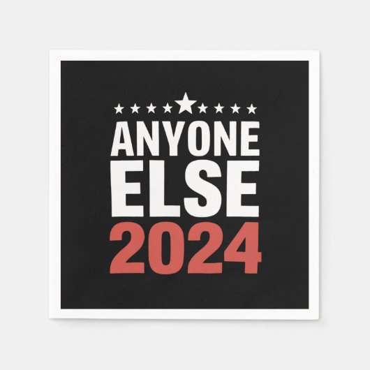 Iemand anders 2024 verkiezingscampagne politiek gr servet (Voorkant)