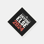 Iemand anders 2024 verkiezingscampagne politiek gr servet (Hoek)