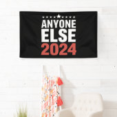 Iemand anders 2024 verkiezingscampagne politiek gr spandoek (Insitu)