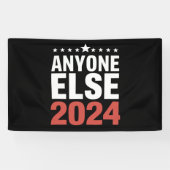 Iemand anders 2024 verkiezingscampagne politiek gr spandoek (Horizontaal)