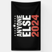 Iemand anders 2024 verkiezingscampagne politiek gr spandoek (Verticaal)