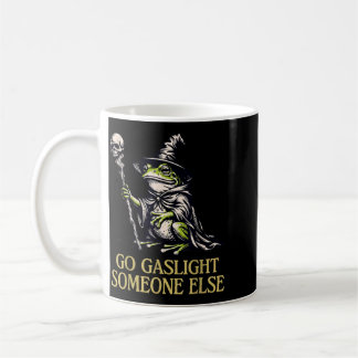 Iemand Anders Gaslighten Kikker Grappig Sarcasme Koffiemok
