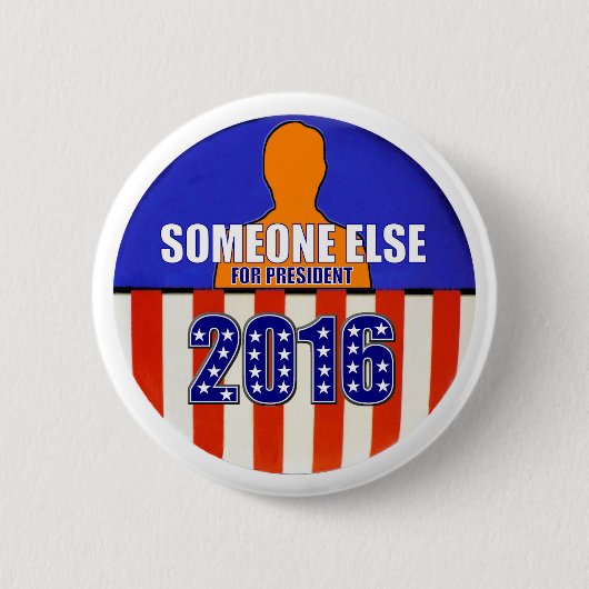 Iemand anders voor President in 2016 Ronde Button 5,7 Cm (Voorkant)
