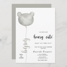 Iemand Beary Cute is onderweg Baby shower