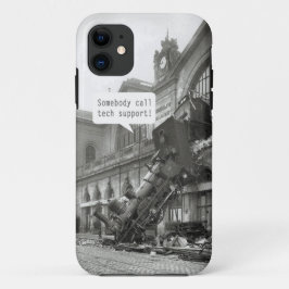 Iemand Bel Tech Support Treinramp Case-Mate iPhone Case