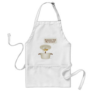 Iemand belt mijn advocaat standaard schort