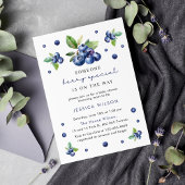 Iemand Berry Special Baby 1e Verjaardag Blueberry Kaart