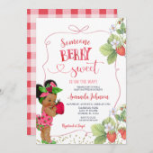 Iemand Berry Sweet Baby shower Hand getekend Kaart (Voorkant / Achterkant)