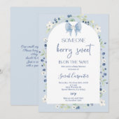 Iemand Berry Sweet Baby shower Kaart (Voorkant / Achterkant)