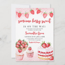 Iemand Berry Sweet Baby shower Kaart