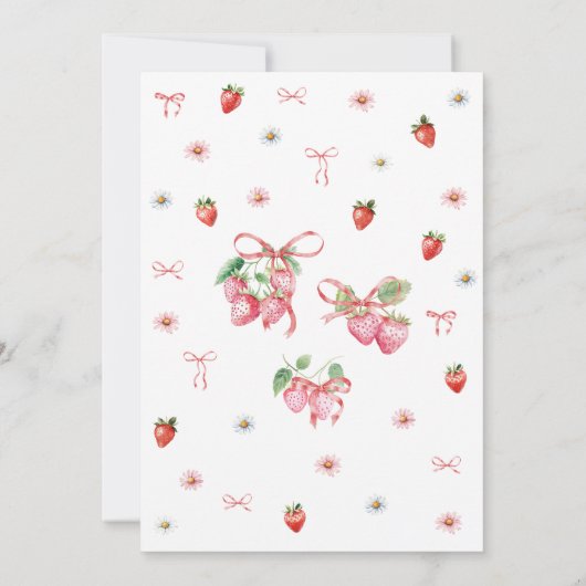 Iemand Berry Sweet Baby shower Kaart (Achterkant)