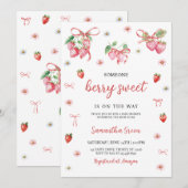 Iemand Berry Sweet Baby shower Kaart (Voorkant / Achterkant)