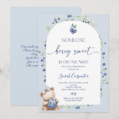 Iemand Berry Sweet Baby shower Kaart (Voorkant / Achterkant)