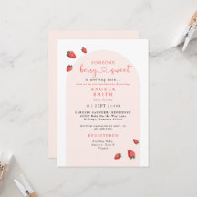 Iemand Berry Sweet Blush Baby shower