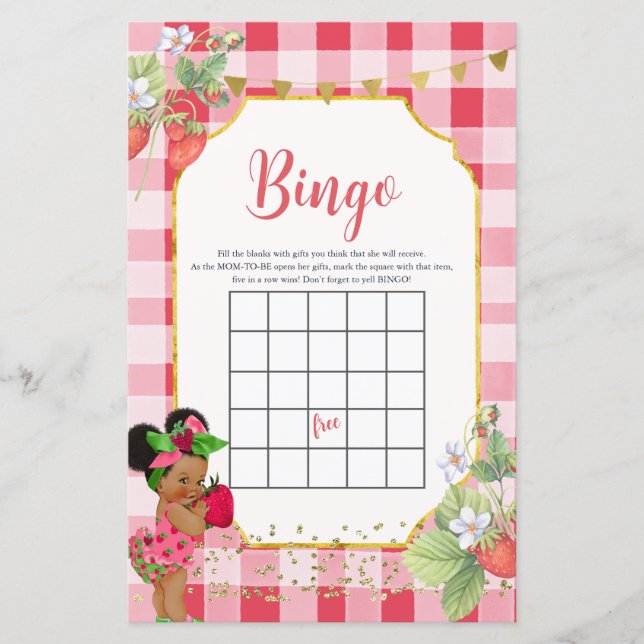 Iemand Berry Sweet Strawberry Baby Bingo Games (Voorkant)