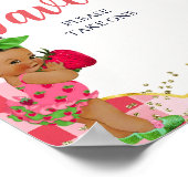 Iemand Berry Sweet Strawberry Baby shower gunsten Poster (Hoek)