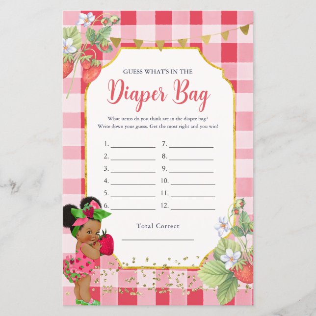 Iemand Berry Sweet Strawberry Whats in Luiertas (Voorkant)