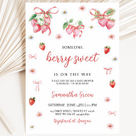 Iemand Berry Zoete Baby Shower Kaart