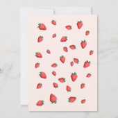 Iemand Berry Zoete Blush Baby Shower II Kaart (Achterkant)