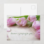 Iemand bidt voor je briefkaart (Voorkant / Achterkant)