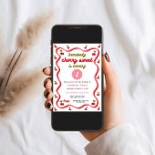 Iemand Cherry Sweet is 1 verjaardag uitnodiging