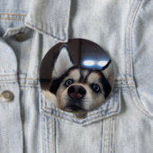 Iemand daarbuiten? ronde button 4,0 cm (In situ)