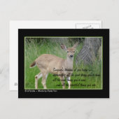 Iemand denkt aan je... briefkaart (Voorkant / Achterkant)