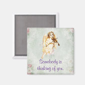 Iemand denkt aan je engel die geweld speelt magneet (Voorkant / Achterkant)