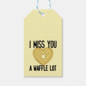 Iemand die het mist, zegt dat ik je een WaffleLot  Cadeaulabel (Voorkant)