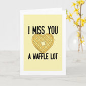 Iemand die het mist, zegt dat ik je een WaffleLot  Kaart (Gele Bloem)