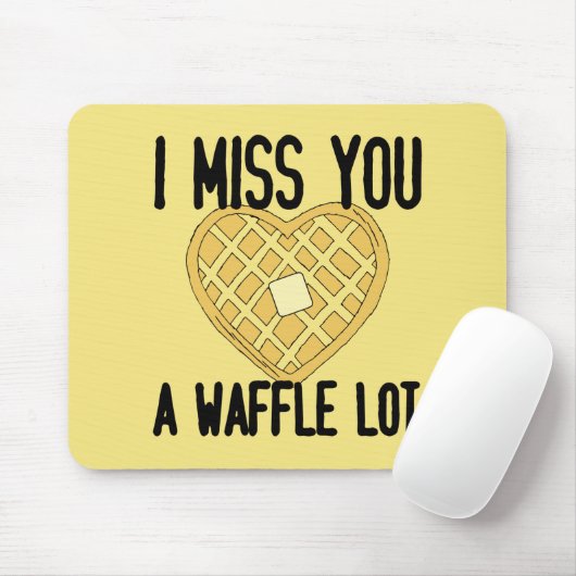 Iemand die het mist, zegt dat ik je een WaffleLot Muismat (Met muis)