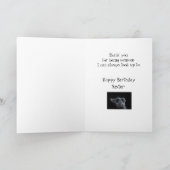 Iemand die ik zie zuster Birthday Animal Humor Kaart (Binnen)