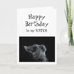 Iemand die ik zie zuster Birthday Animal Humor Kaart