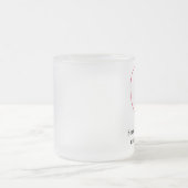 Iemand die van mij houdt matglas koffiemok (Center)