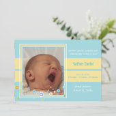 Iemand een nieuwe - Baby - bekendmakingskaart Aankondiging (Staand voorkant)